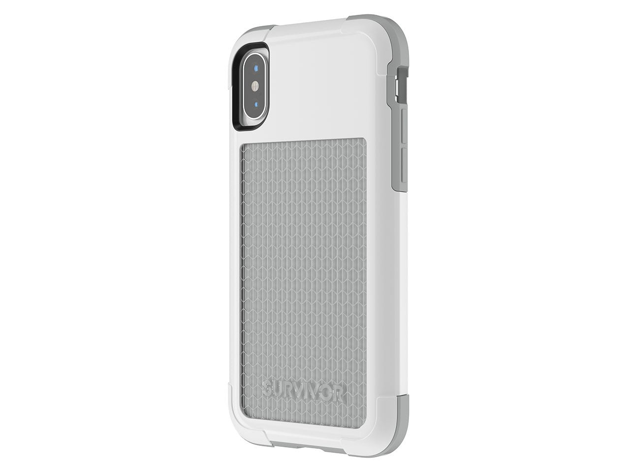 Husa de protectie Griffin Survivor Fit pentru iPhone X, Alb - iSTYLE RO
