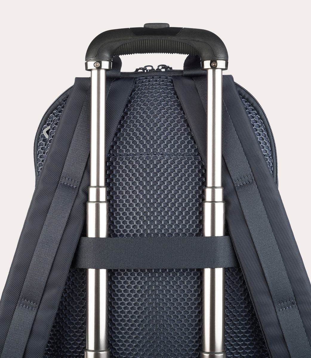 Rucsac Tucano cu elemente de piele, 16", Bleumarin/Negru - iSTYLE RO