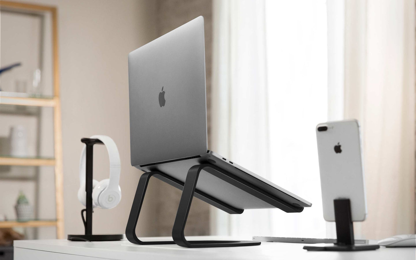Suport Curve Twelve South pentru MacBook si laptopuri, Negru - iSTYLE RO