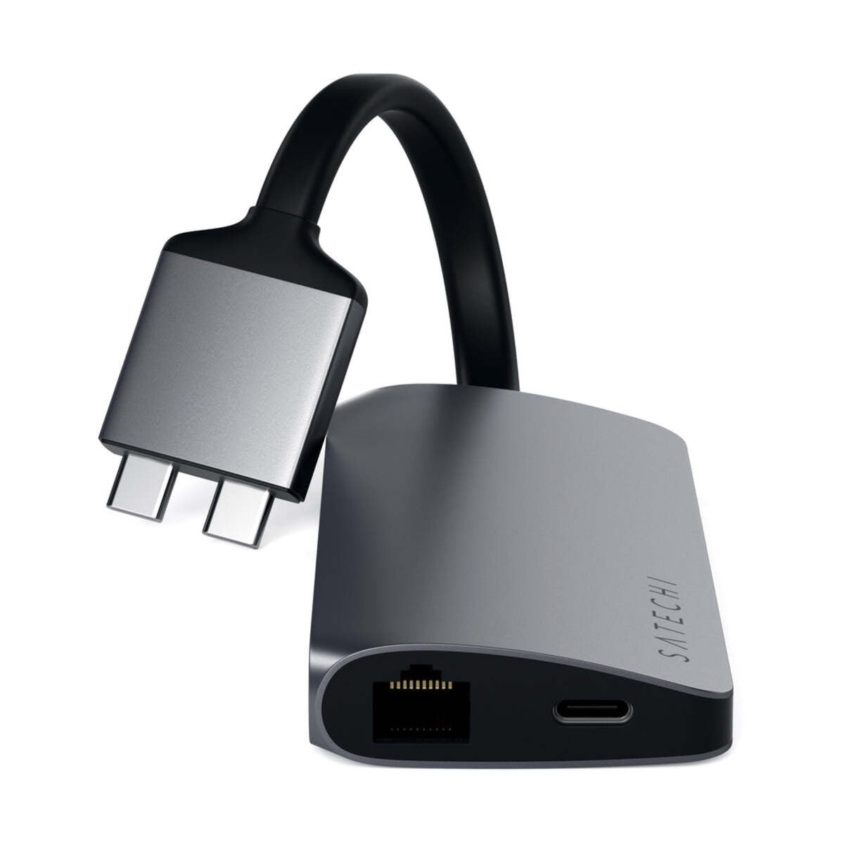 Adaptor Satechi TYPE-C Dual Multimedia Adapter - Space Gray - iSTYLE RO