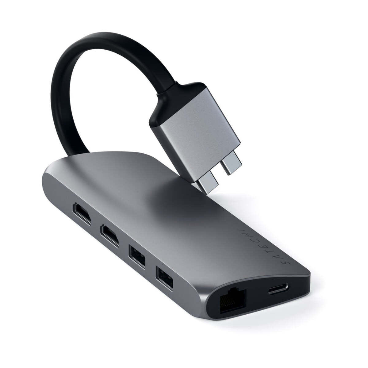 Adaptor Satechi TYPE-C Dual Multimedia Adapter - Space Gray - iSTYLE RO