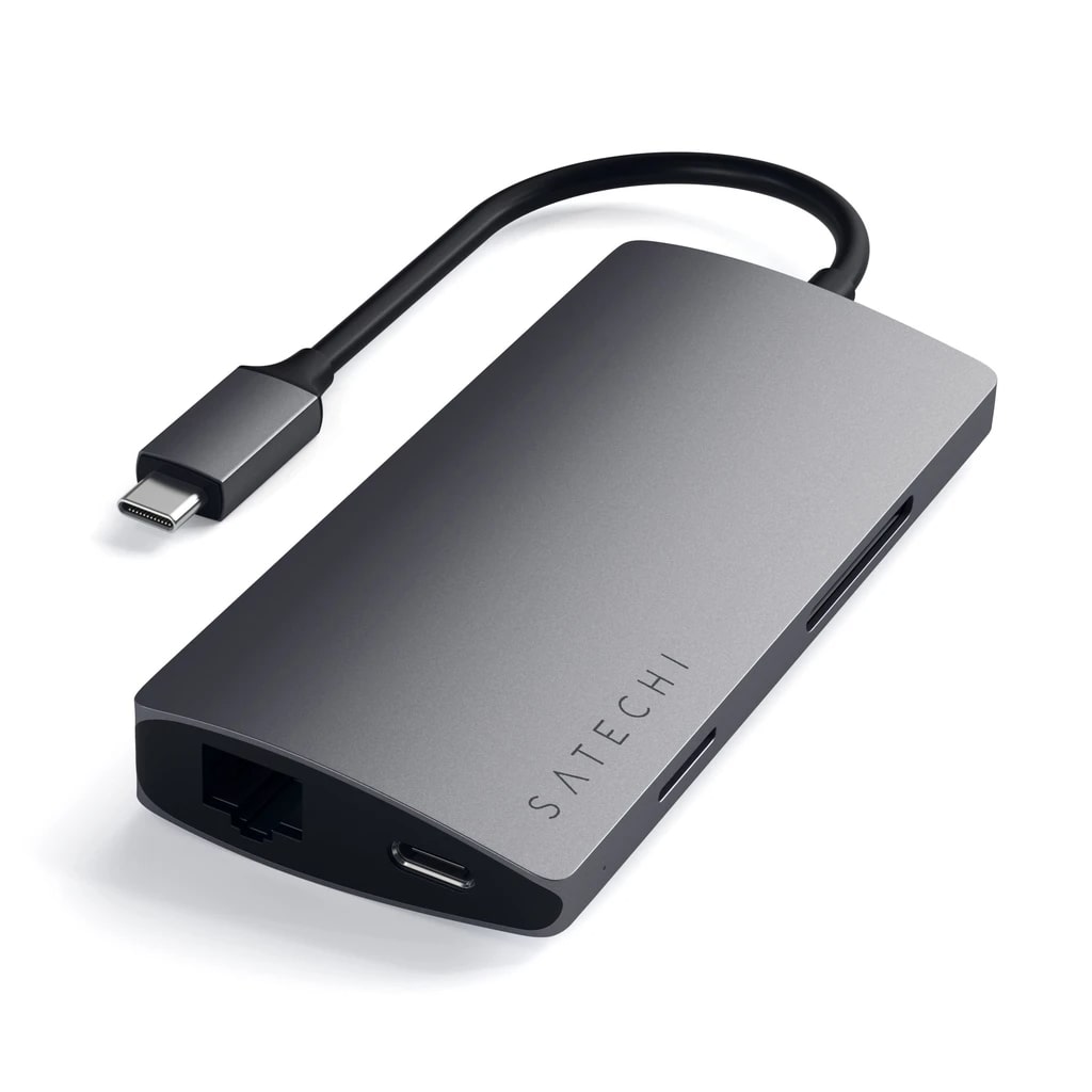 Docking station Satechi Aluminum TYPE-C Multi-Port, Space Grey - iSTYLE RO