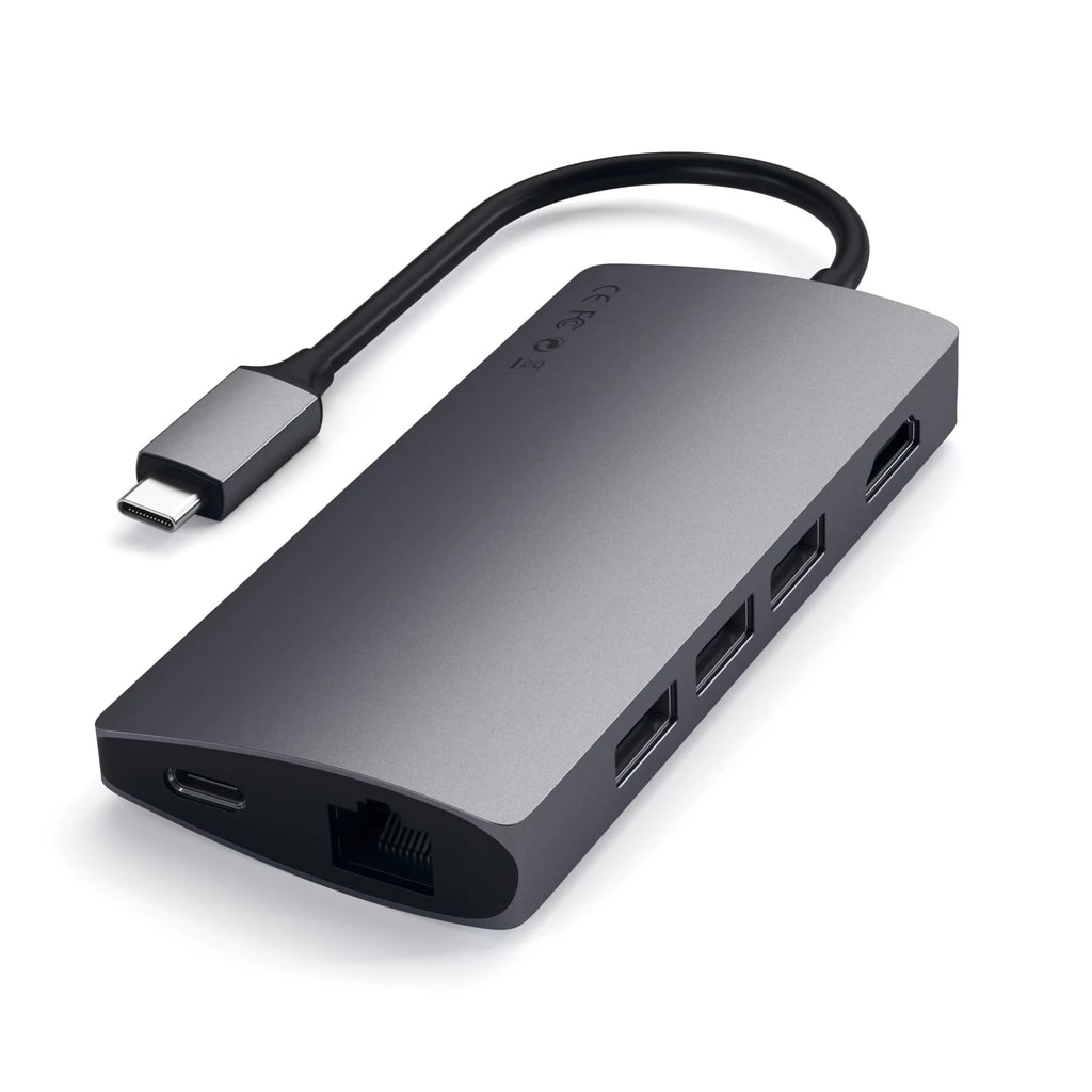 Docking station Satechi Aluminum TYPE-C Multi-Port, Space Grey - iSTYLE RO