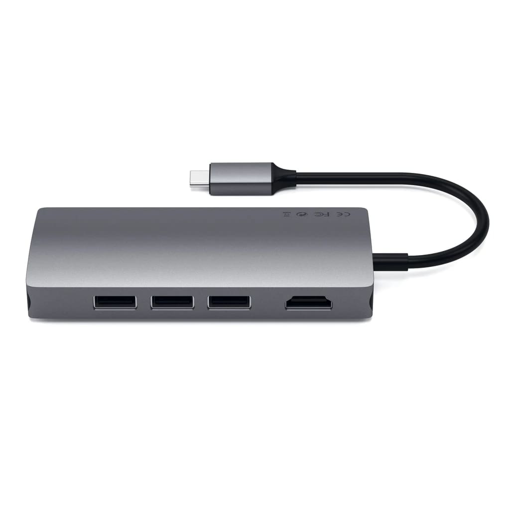 Docking station Satechi Aluminum TYPE-C Multi-Port, Space Grey - iSTYLE RO