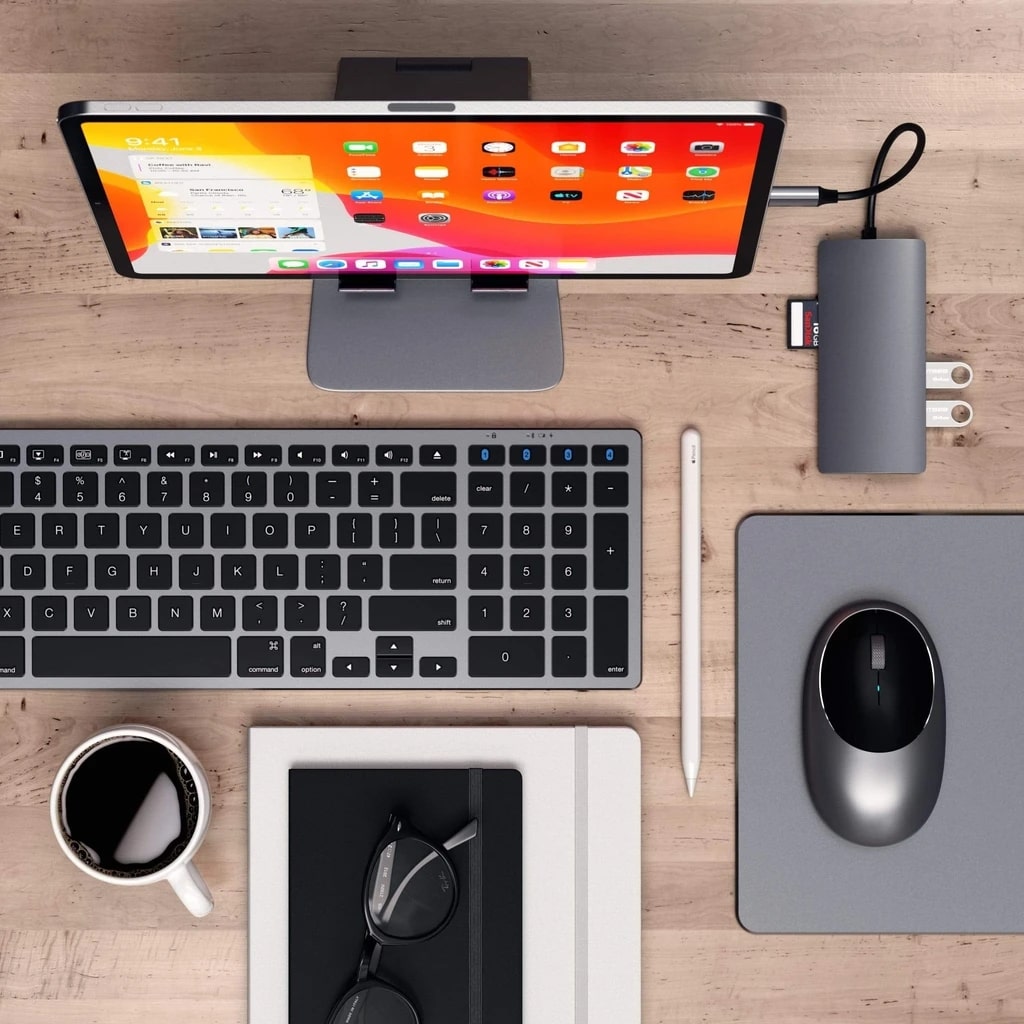 Docking station Satechi Aluminum TYPE-C Multi-Port, Space Grey - iSTYLE RO