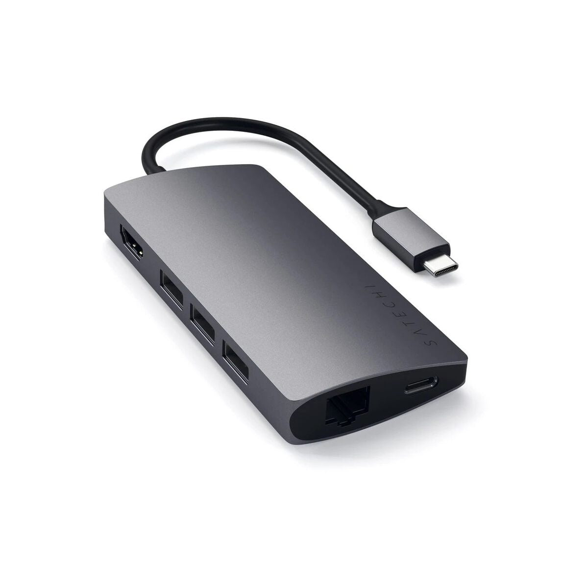 Docking station Satechi Aluminum TYPE-C Multi-Port, Space Grey - iSTYLE RO