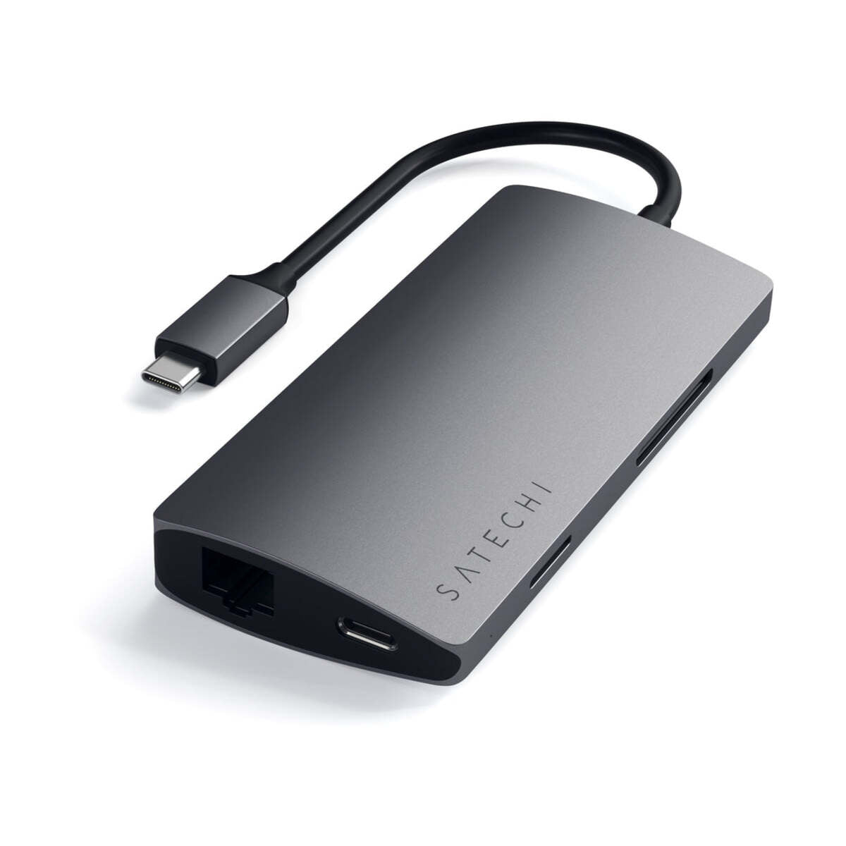 Docking station Satechi Aluminum TYPE-C Multi-Port, Space Grey - iSTYLE RO