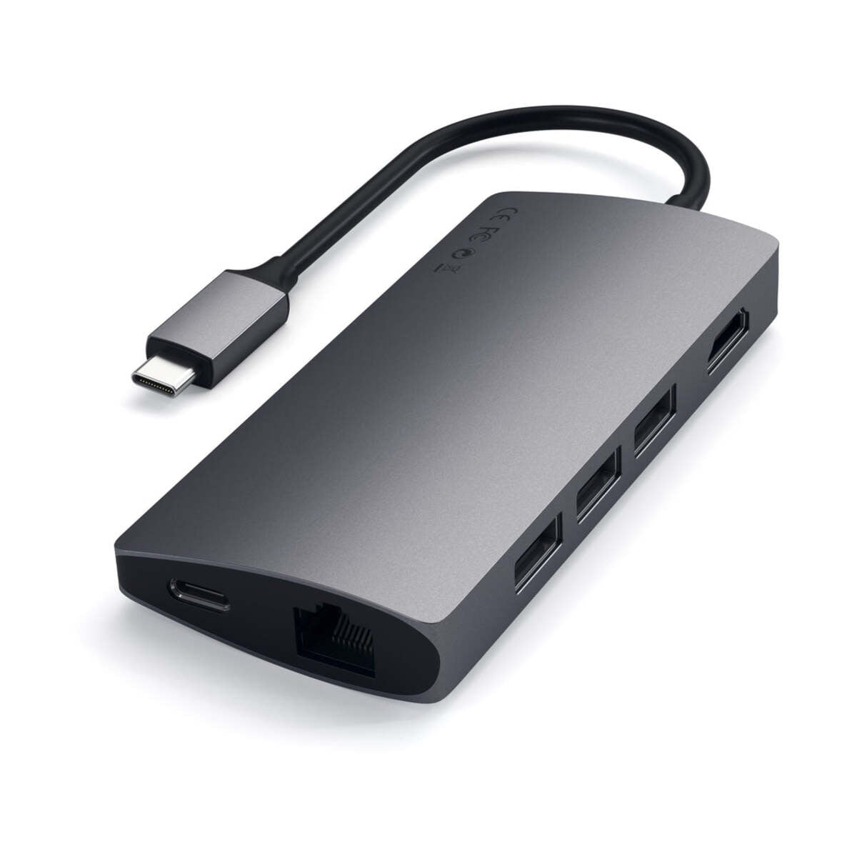 Docking station Satechi Aluminum TYPE-C Multi-Port, Space Grey - iSTYLE RO