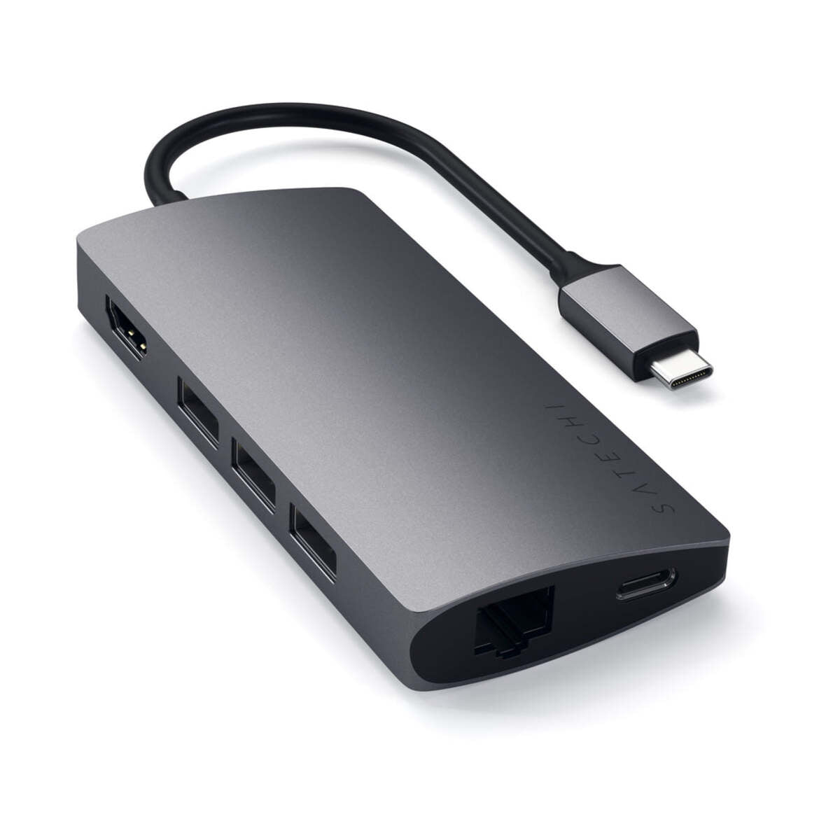 Docking station Satechi Aluminum TYPE-C Multi-Port, Space Grey - iSTYLE RO