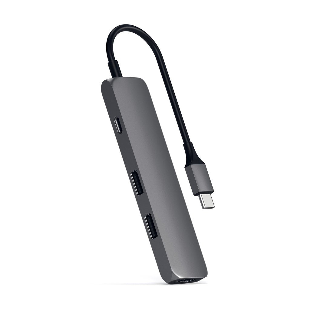 Adaptor Satechi Type-C MultiPort Adapter Slim (Space Gray) - iSTYLE RO