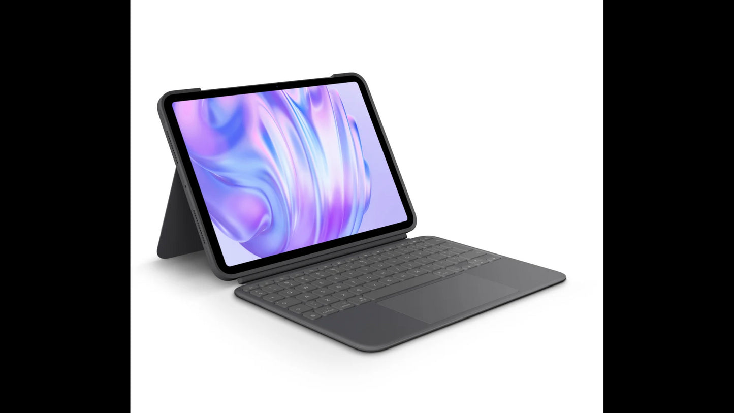 Husa cu tastatura Logitech Combo Touch pentru iPad Pro 11" M4, Negru, layout US - iSTYLE RO
