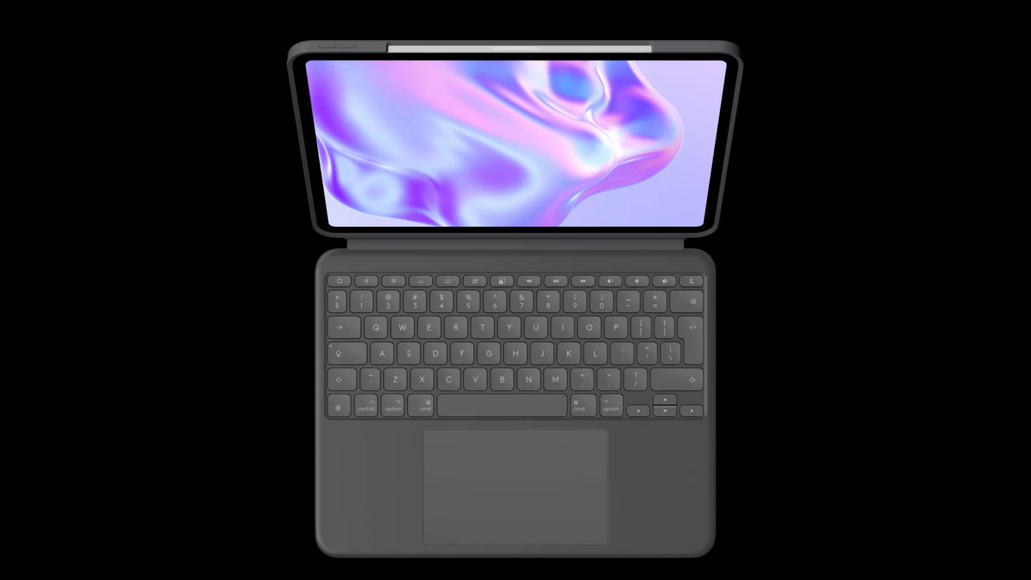 Husa cu tastatura Logitech pentru iPad Pro 13" (M4), Negru, layout US - iSTYLE RO