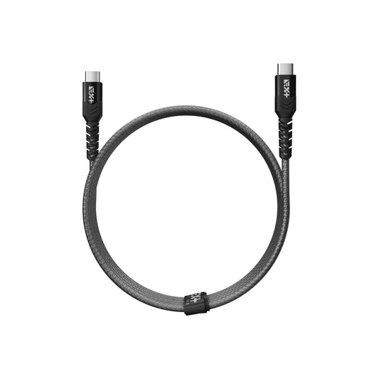 Cablu de date NEXT ONE Braided USB-C la USB-C, Space Grey - iSTYLE RO