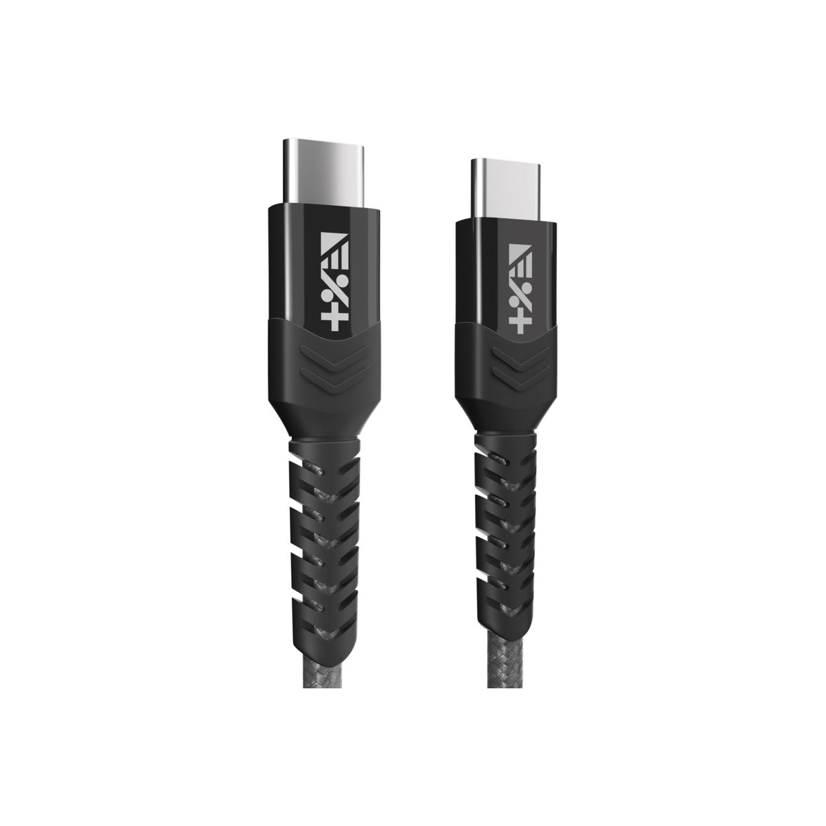 Cablu de date NEXT ONE Braided USB-C la USB-C, Space Grey - iSTYLE RO