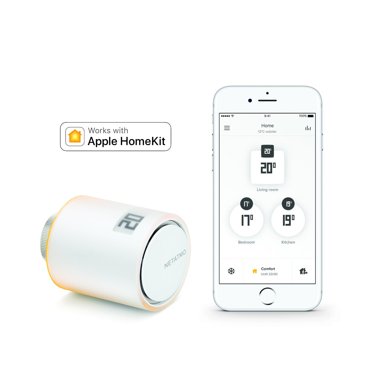 Resigilat: Cap termostat inteligent Netatmo WiFi - iSTYLE RO