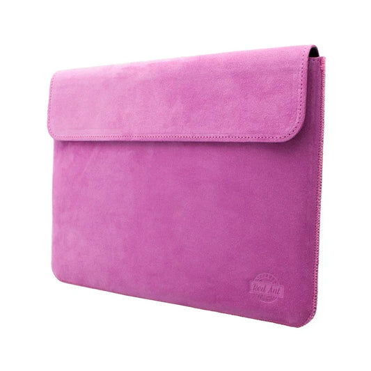 Husa de protectie REDANT cu clapă pentru MacBook Air 15 Piele, Cyclamen - iSTYLE RO