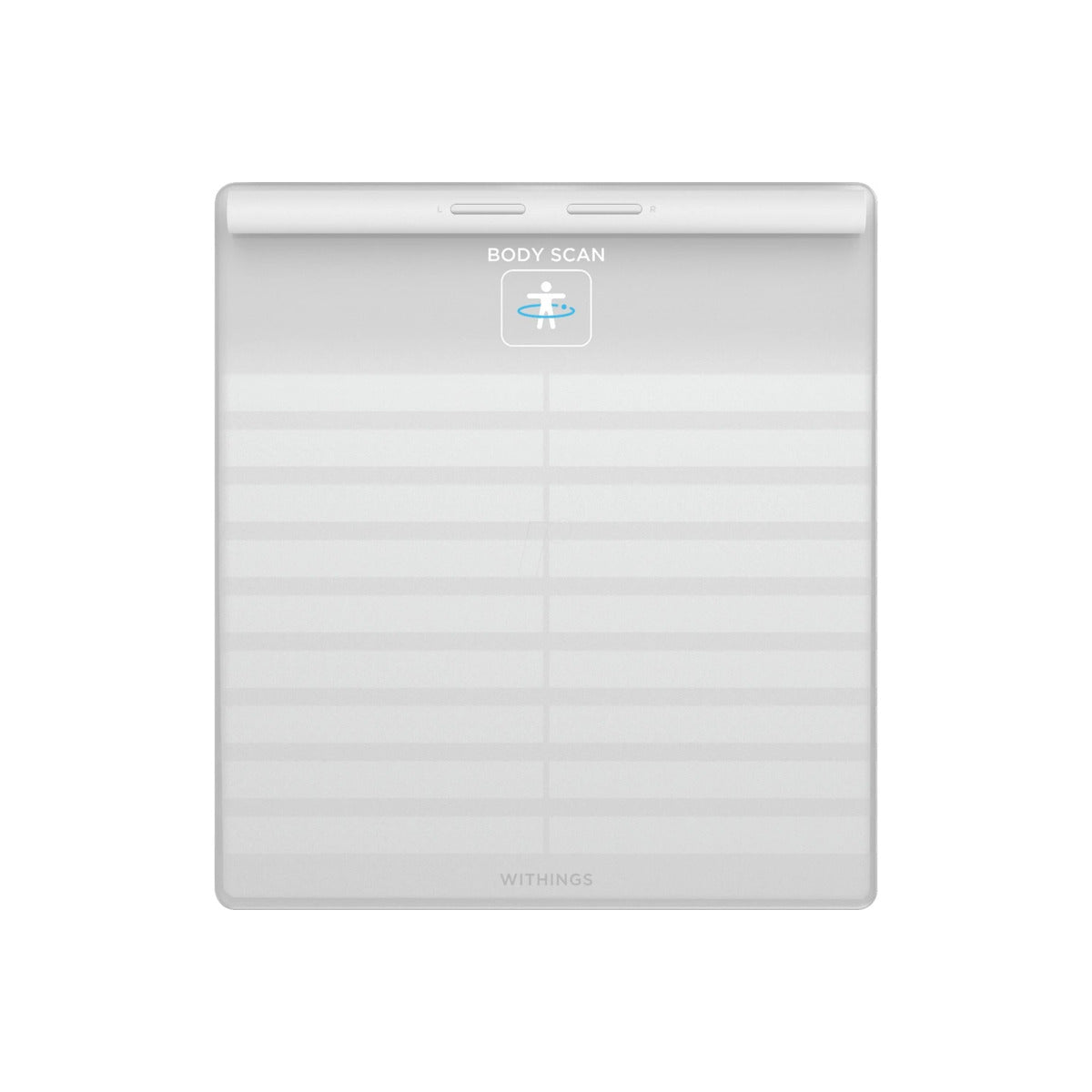 Cantar inteligent Withings Body Scan, Tehnologie Position Control, Baterie li-ion reincarcabila, 4 senzori de greutate, Alb - iSTYLE RO