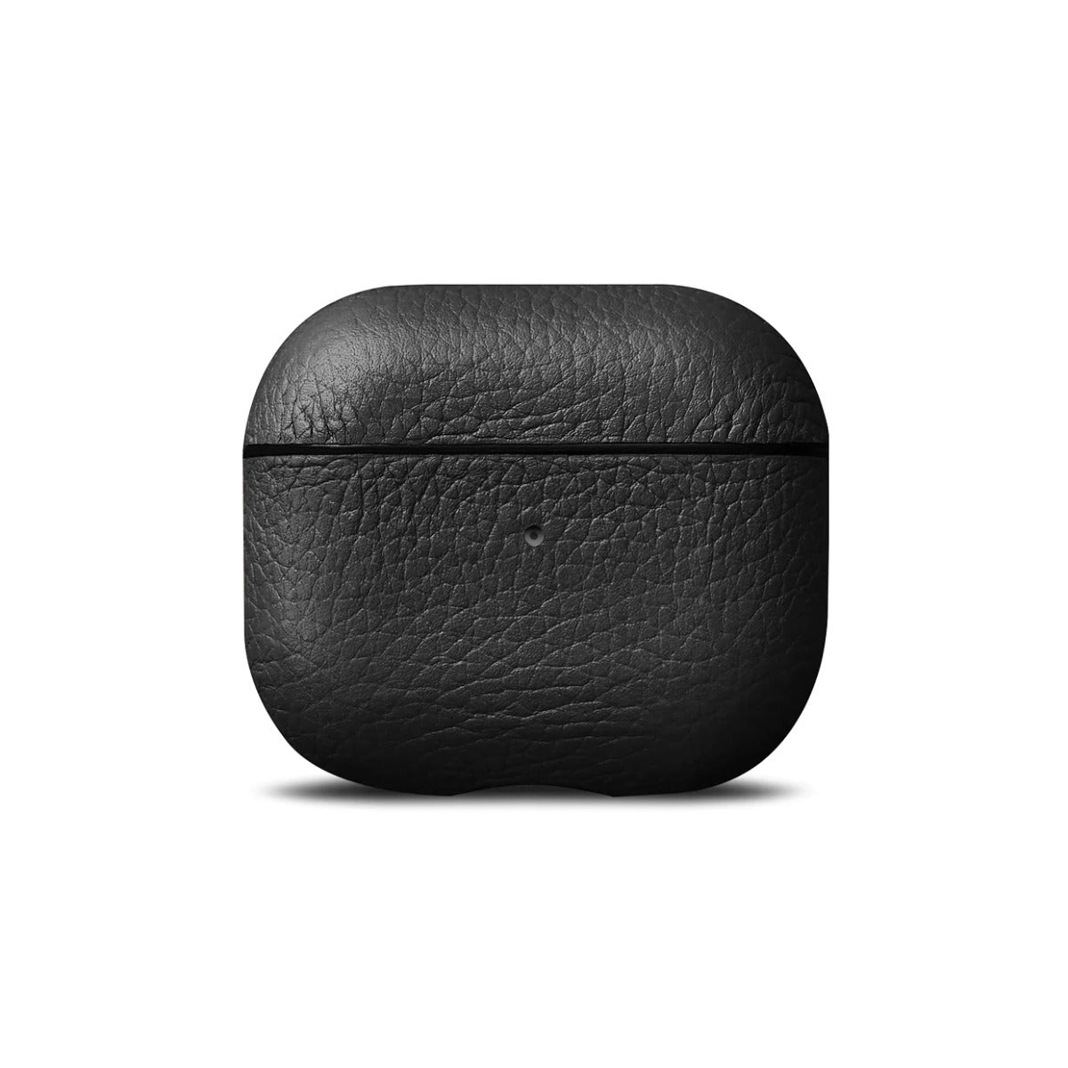 Husa de protectie Woolnut pentru AirPods (gen.3), Piele, Negru - iSTYLE RO