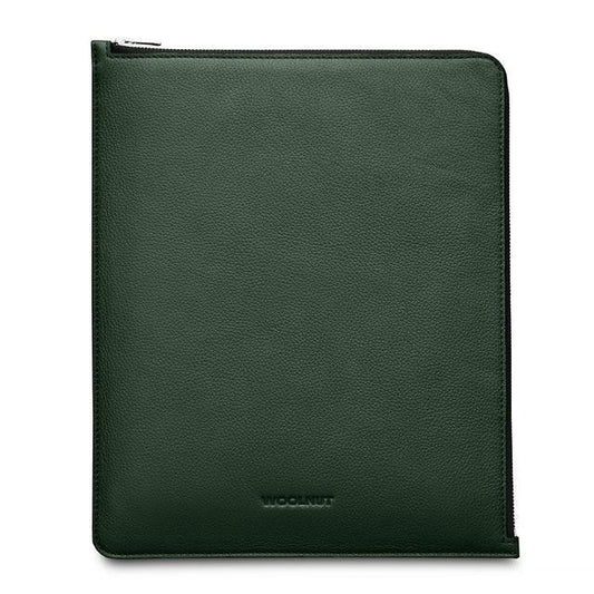 Husa de protectie Woolnut Folio pentru iPad Pro 13", Piele, Verde - iSTYLE RO