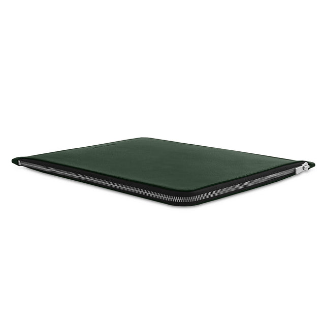Husa de protectie Woolnut Folio pentru iPad Pro 13", Piele, Verde - iSTYLE RO