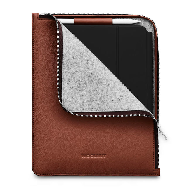 Husa de protectie Woolnut Folio pentru iPad Pro & Air 11", Cognac - iSTYLE RO