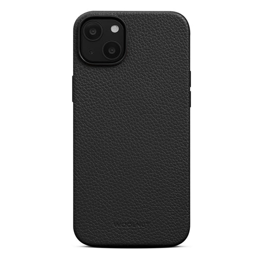 Husa de protectie Woolnut pentru iPhone 14 Plus, Piele, Negru - iSTYLE RO