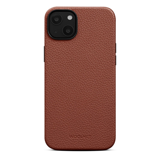 Husa de protectie Woolnut pentru iPhone 14 Plus, Piele, Maro - iSTYLE RO