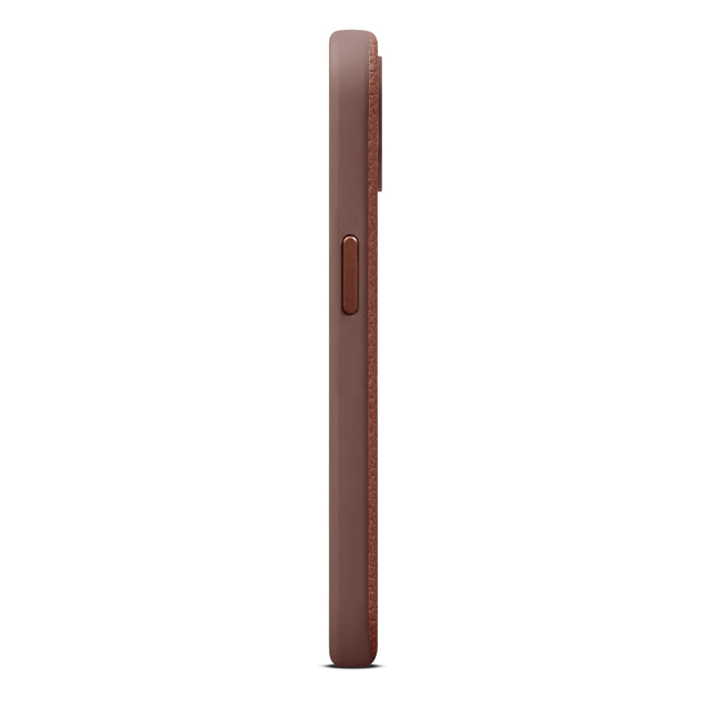 Husa de protectie Woolnut cu MagSafe pentru iPhone 15, Piele, Cognac - iSTYLE RO