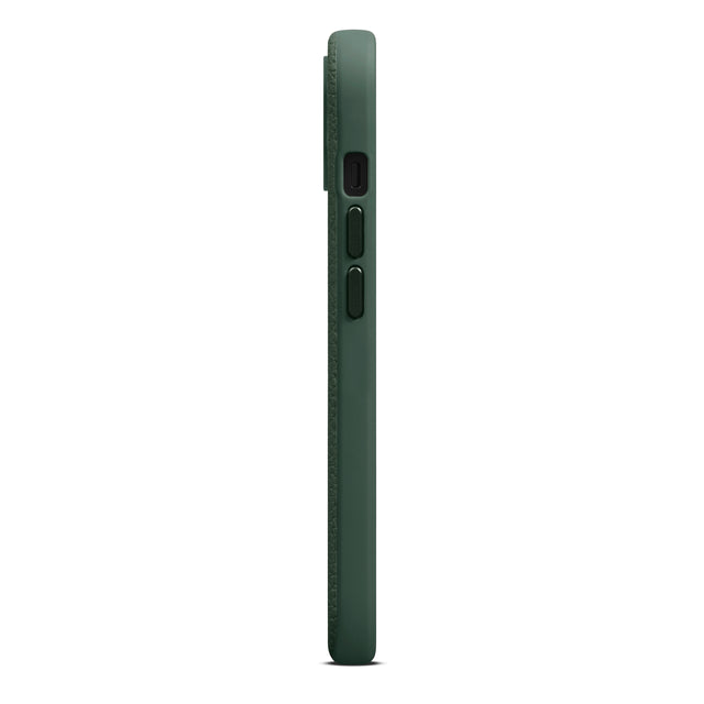 Husa de protectie Woolnut cu MagSafe pentru iPhone 15 Plus, Piele, Verde - iSTYLE RO
