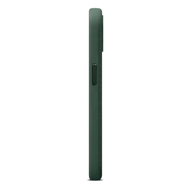 Husa de protectie Woolnut cu MagSafe pentru iPhone 15 Plus, Piele, Verde - iSTYLE RO
