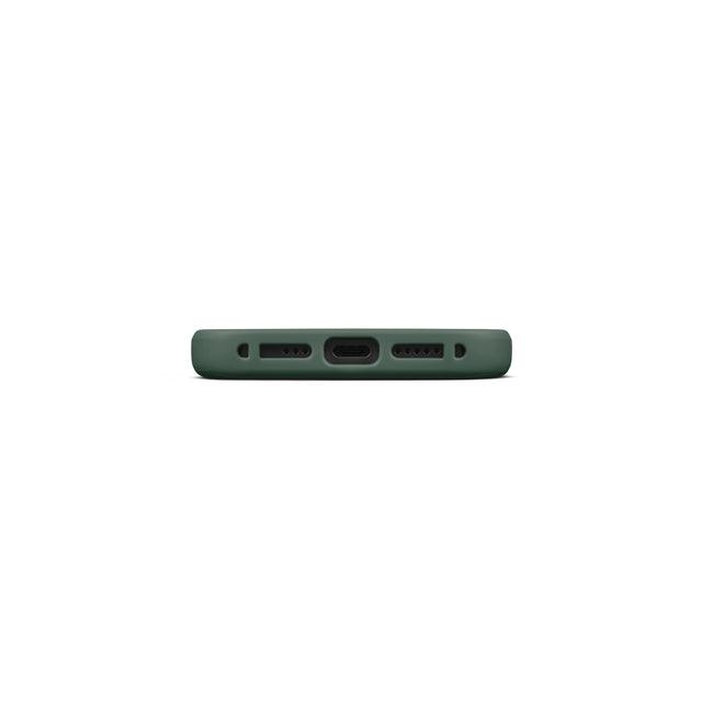 Husa de protectie Woolnut cu MagSafe pentru iPhone 15 Plus, Piele, Verde - iSTYLE RO