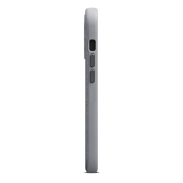 Husa de protectie Woolnut cu MagSafe pentru iPhone 15 Pro, Piele, Gri - iSTYLE RO