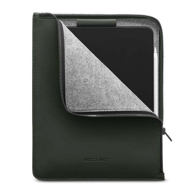 Husa de protectie Woolnut Coated pentru iPad Pro 11", iPad Air (gen 4,5), iPad (gen 9,10), Verde - iSTYLE RO