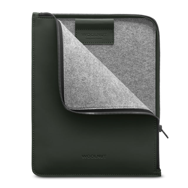 Husa de protectie Woolnut Coated pentru iPad Pro 11", iPad Air (gen 4,5), iPad (gen 9,10), Verde - iSTYLE RO