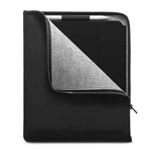 Husa de protectie Woolnut Folio pentru iPad Pro & Air 13", Negru - iSTYLE RO