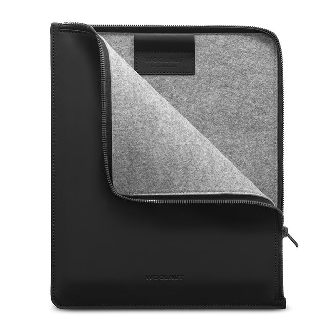 Husa de protectie Woolnut Folio pentru iPad Pro & Air 13", Negru - iSTYLE RO