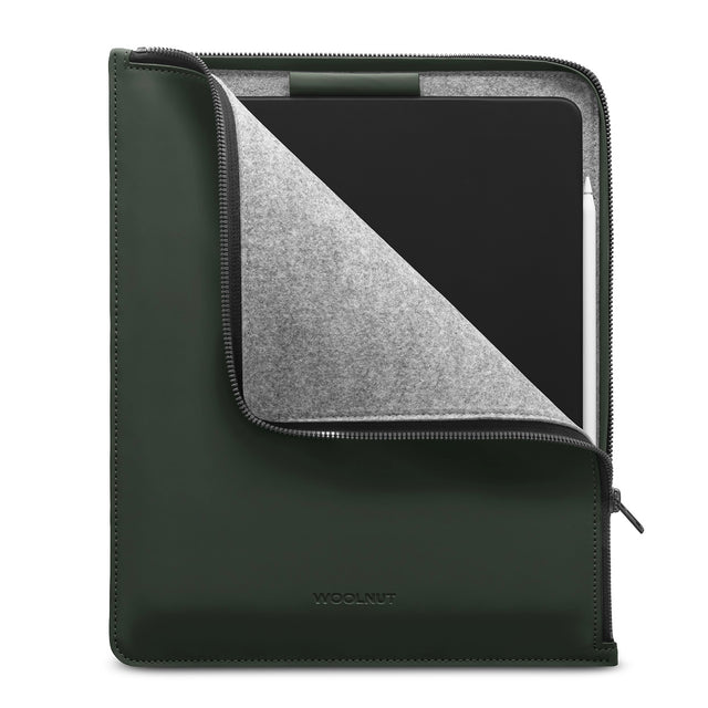 Husa de protectie Woolnut Folio pentru iPad Pro & Air 13", Verde - iSTYLE RO