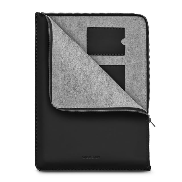 Husa de protectie Woolnut Coated pentru MacBook Pro 16", Negru - iSTYLE RO