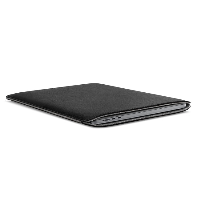 Husa de protectie Woolnut pentru MacBook Air 15", Piele, Negru - iSTYLE RO