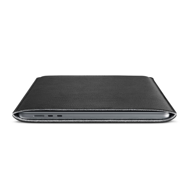 Husa de protectie Woolnut pentru MacBook Air 15", Piele, Negru - iSTYLE RO