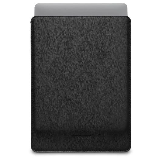 Husa de protectie Woolnut Sleeve pentru MacBook Pro 14", Piele, Negru - iSTYLE RO