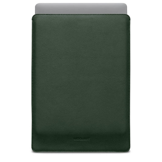 Husa de protectie Woolnut pentru MacBook Air 15", Piele, Verde - iSTYLE RO