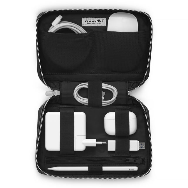 Geanta Woolnut pentru accesorii, Negru - iSTYLE RO
