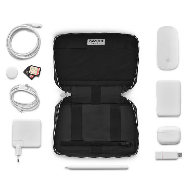 Geanta Woolnut pentru accesorii, Negru - iSTYLE RO