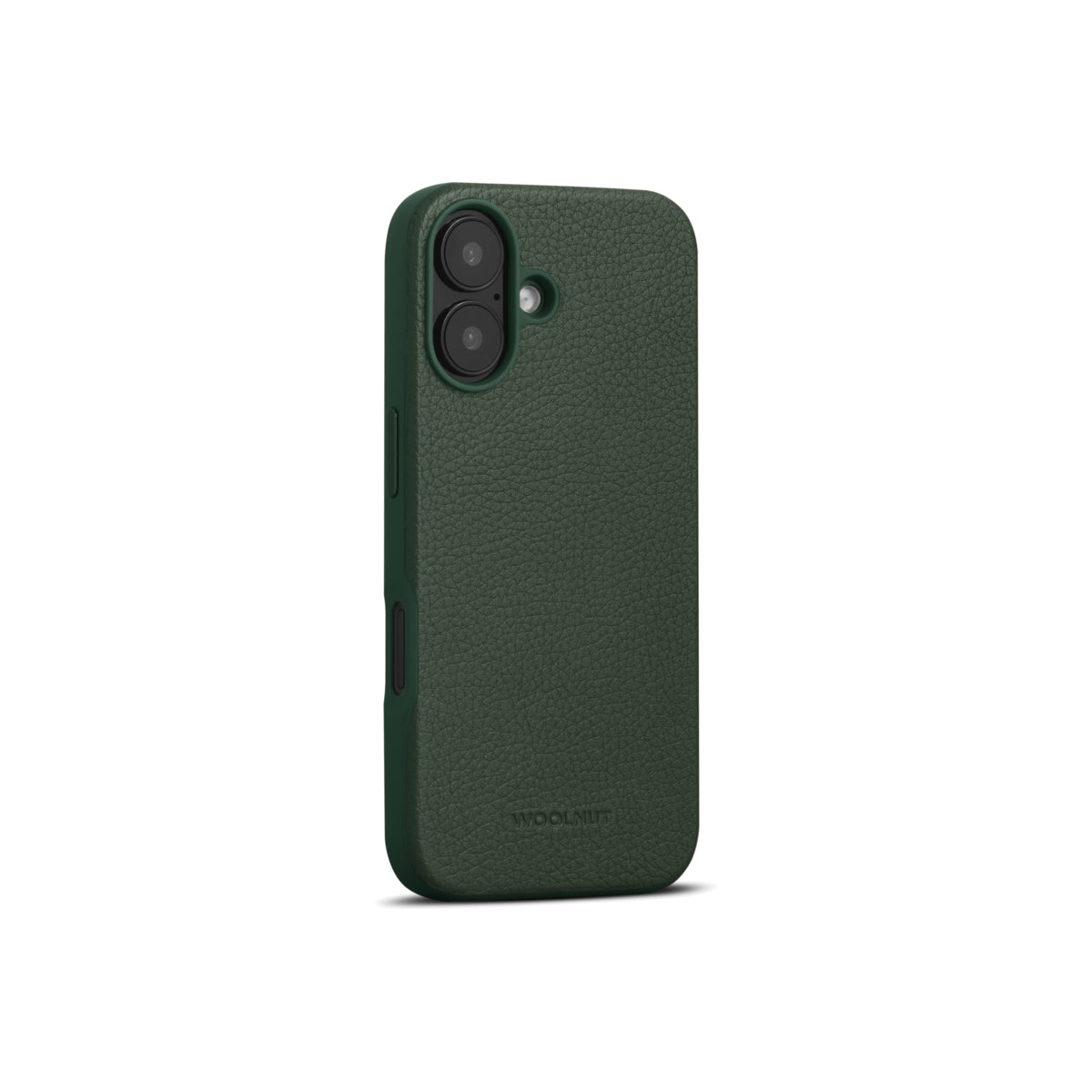 Husa de protectie Woolnut din piele pentru iPhone 16, Verde - iSTYLE RO