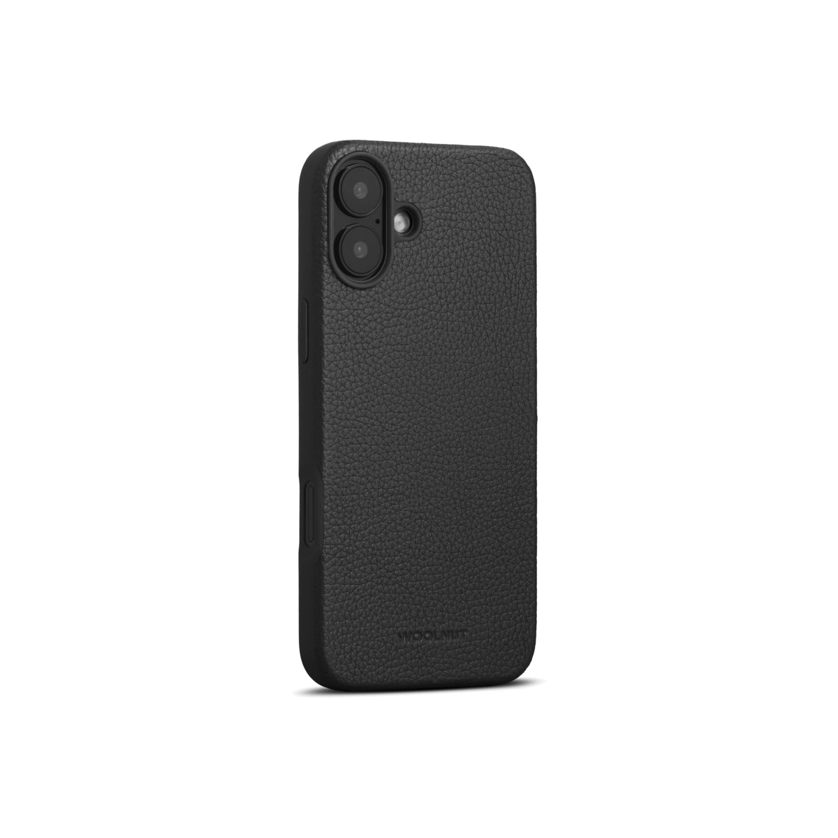 Husa de protectie Woolnut din piele pentru iPhone 16 Plus, Negru - iSTYLE RO