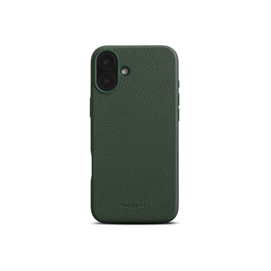 Husa de protectie Woolnut din piele pentru iPhone 16 Plus, Verde - iSTYLE RO