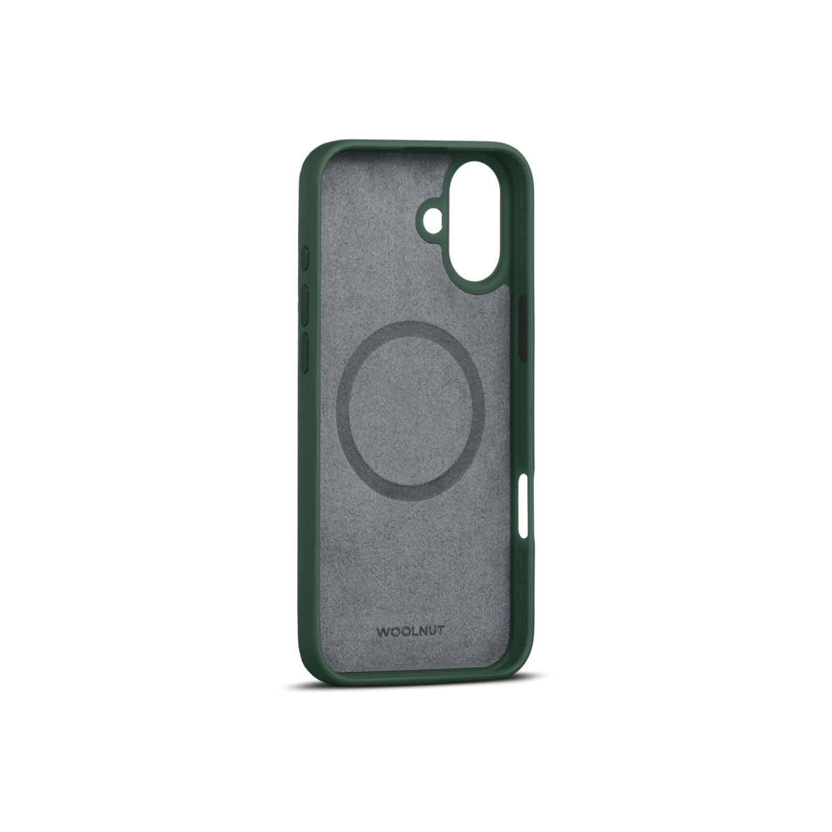 Husa de protectie Woolnut din piele pentru iPhone 16 Plus, Verde - iSTYLE RO