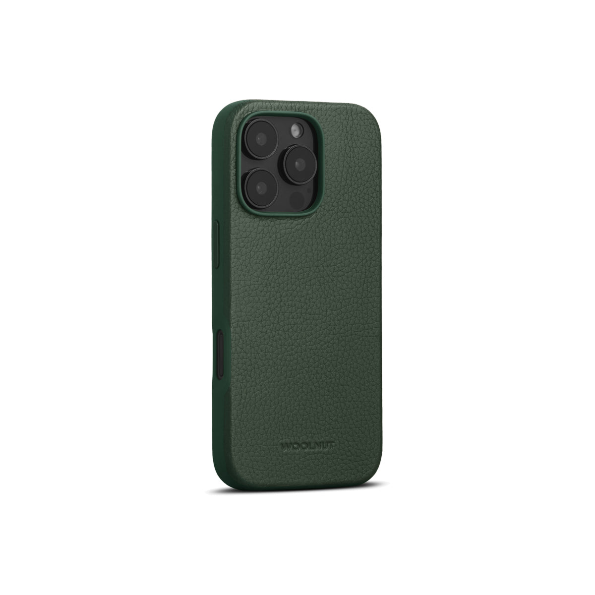 Husa de protectie Woolnut din piele pentru iPhone 16 Pro, Verde - iSTYLE RO