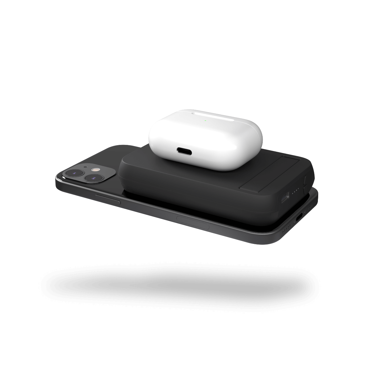 Baterie externa Magnetic Dual Powerbank cu stand ZENS 4500 mAH - iSTYLE RO